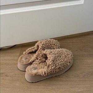 Ugg platform slippers